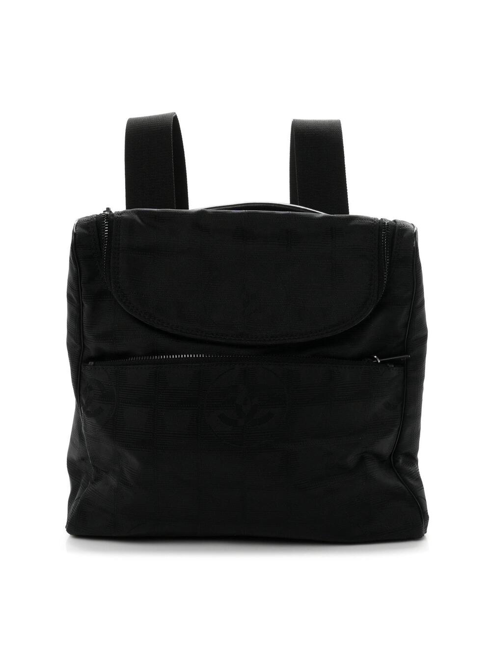 Chanel Nylon Travel Backpack Black #335946C79B